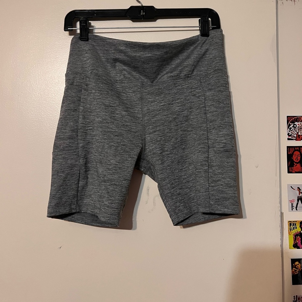 Simple Grey Biker shorts